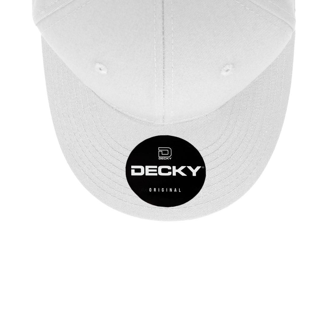 Decky 4001 Pro Twill Cotton Mid Profile Hats 6 Panel Curved Bill Baseball Caps