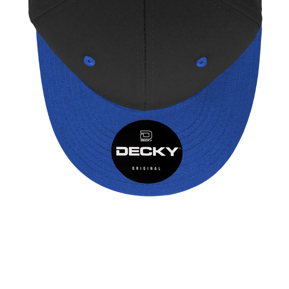 Decky 4001 Pro Twill Cotton Mid Profile Hats 6 Panel Curved Bill Baseball Caps