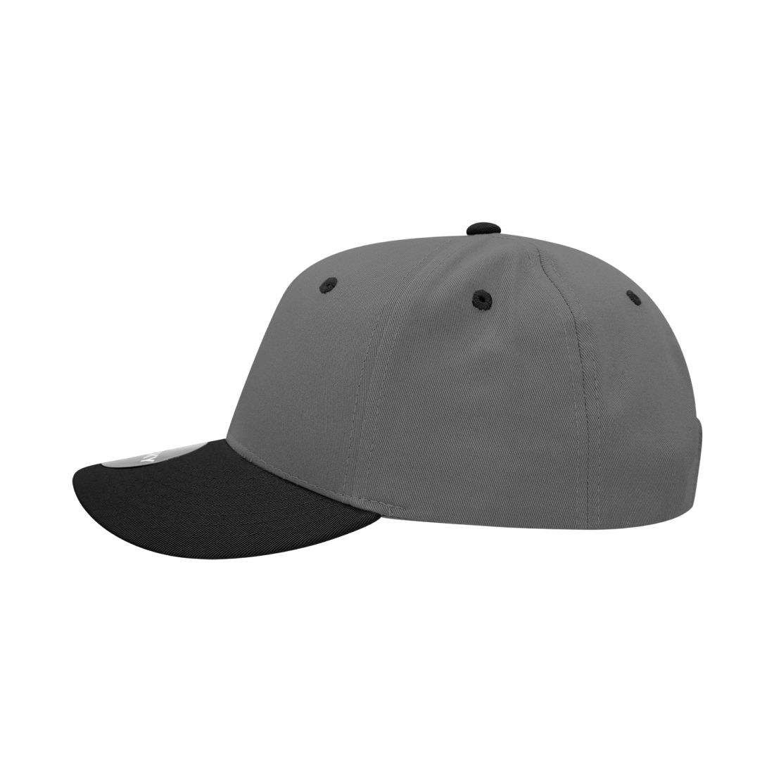 Decky 4001 Pro Twill Cotton Mid Profile Hats 6 Panel Curved Bill Baseball Caps