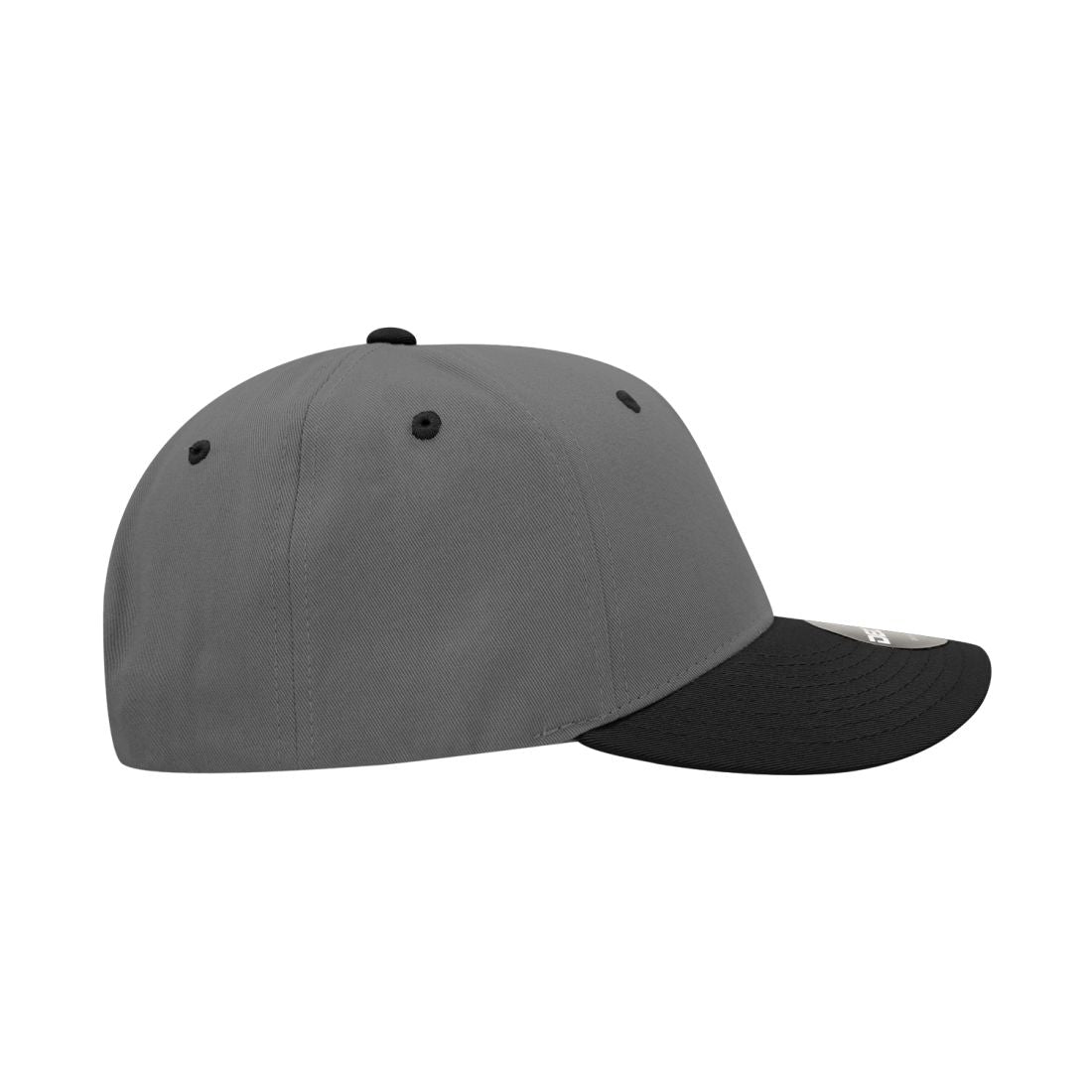 Decky 4001 Pro Twill Cotton Mid Profile Hats 6 Panel Curved Bill Baseball Caps