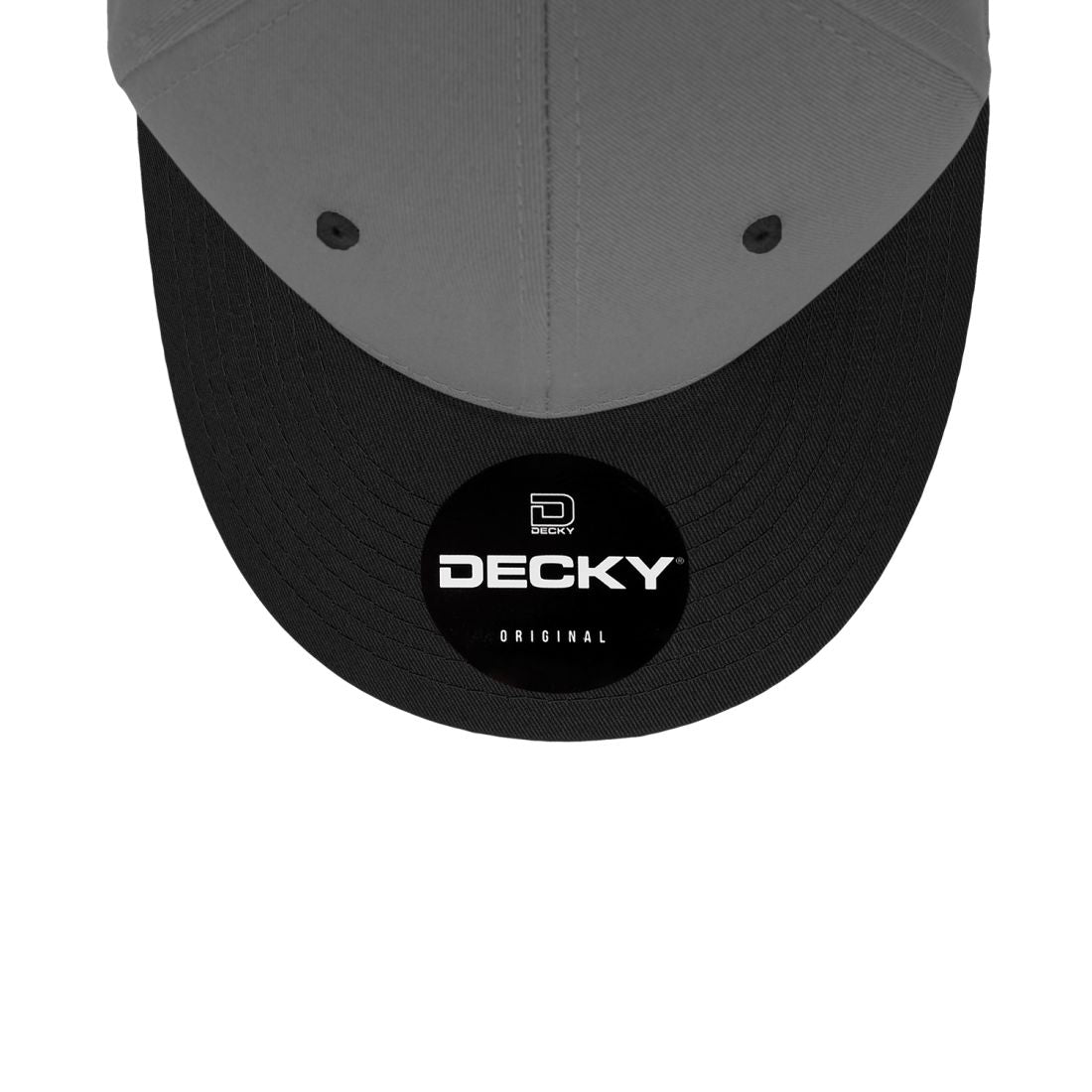 Decky 4001 Pro Twill Cotton Mid Profile Hats 6 Panel Curved Bill Baseball Caps