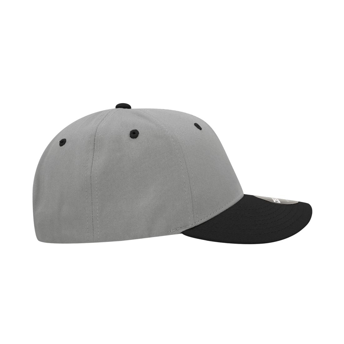 Decky 4001 Pro Twill Cotton Mid Profile Hats 6 Panel Curved Bill Baseball Caps