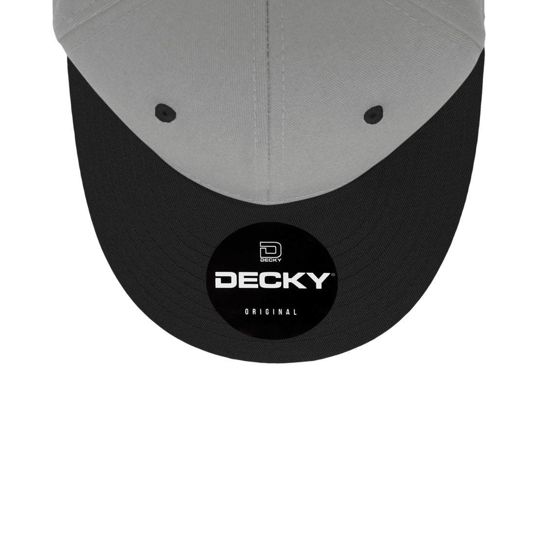 Decky 4001 Pro Twill Cotton Mid Profile Hats 6 Panel Curved Bill Baseball Caps