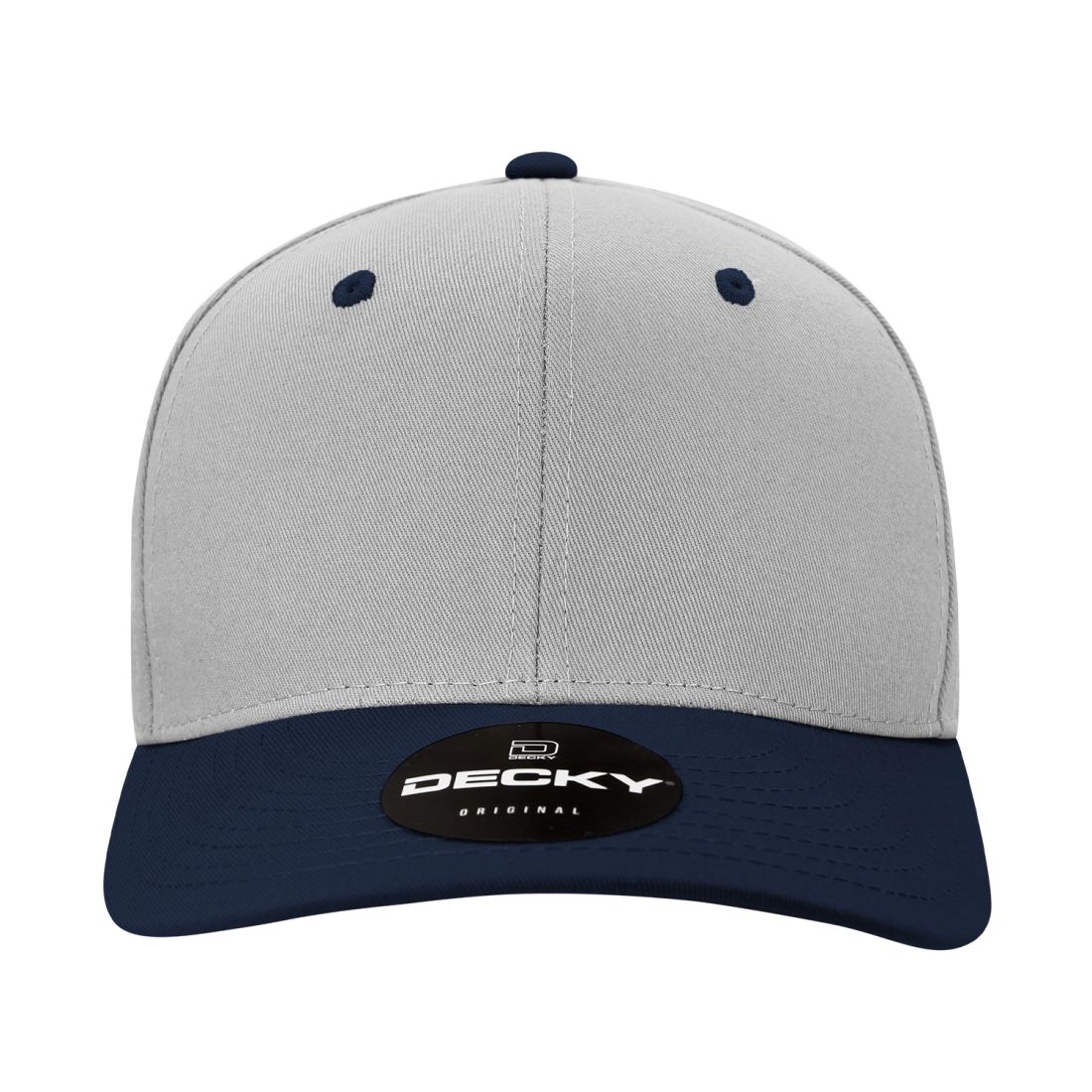 Decky 4001 Pro Twill Cotton Mid Profile Hats 6 Panel Curved Bill Baseball Caps