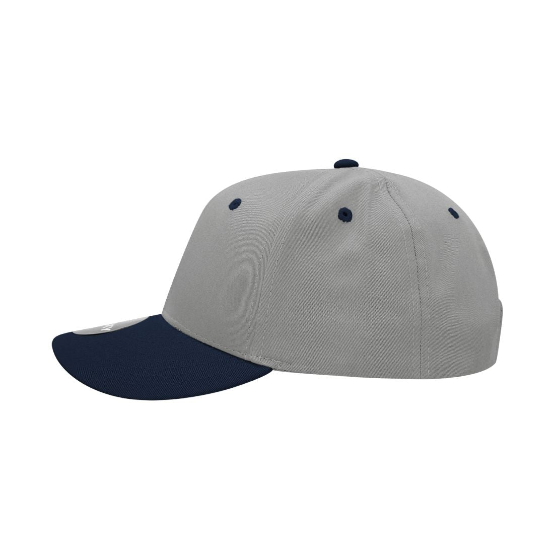 Decky 4001 Pro Twill Cotton Mid Profile Hats 6 Panel Curved Bill Baseball Caps