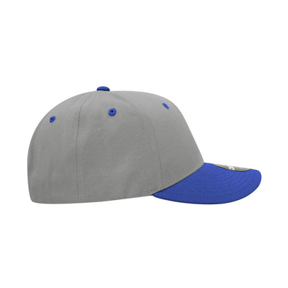 Decky 4001 Pro Twill Cotton Mid Profile Hats 6 Panel Curved Bill Baseball Caps