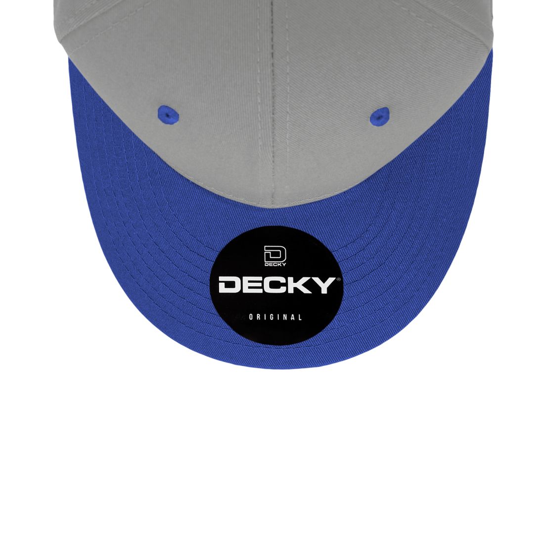 Decky 4001 Pro Twill Cotton Mid Profile Hats 6 Panel Curved Bill Baseball Caps