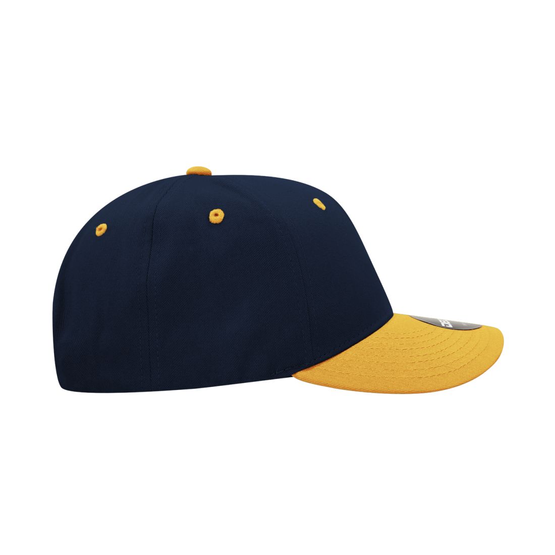 Decky 4001 Pro Twill Cotton Mid Profile Hats 6 Panel Curved Bill Baseball Caps