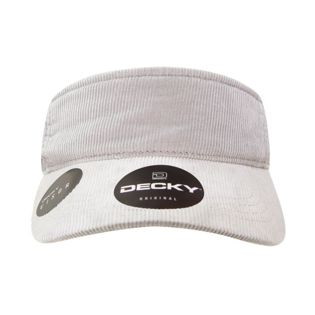 Decky 4004 Corduroy Visors Hats Sun Visor Caps Cotton Curved Structured Wholesale