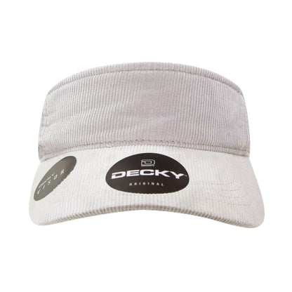 Decky 4004 Corduroy Visors Hats Sun Visor Caps Cotton Curved Structured Wholesale