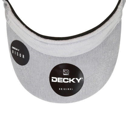 Decky 4004 Corduroy Visors Hats Sun Visor Caps Cotton Curved Structured Wholesale