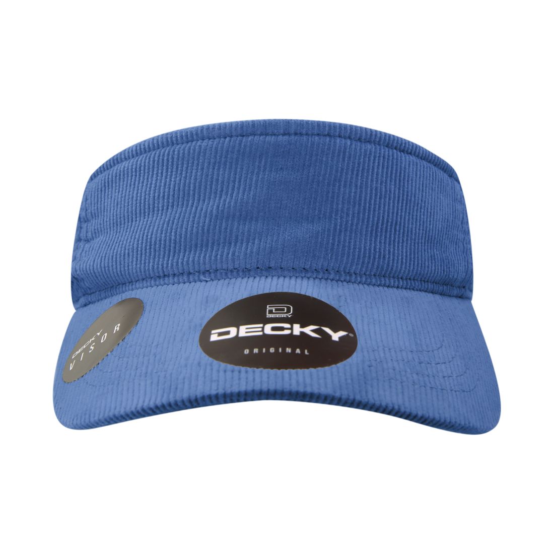 Decky 4004 Corduroy Visors Hats Sun Visor Caps Cotton Curved Structured Wholesale