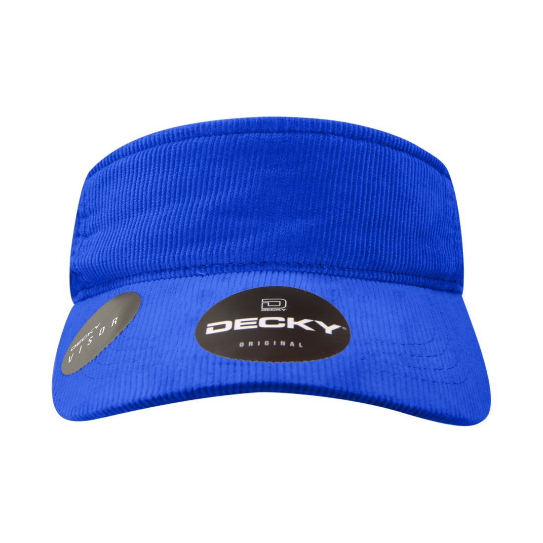 Decky 4004 Corduroy Visors Hats Sun Visor Caps Cotton Curved Structured Wholesale