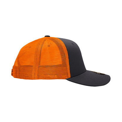 Decky 4006 Mid Profile Structured Trucker Hats 6 Panel Snapback Caps Cotton