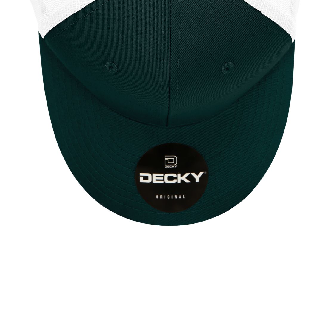 Decky 4006 Mid Profile Structured Trucker Hats 6 Panel Snapback Caps Cotton