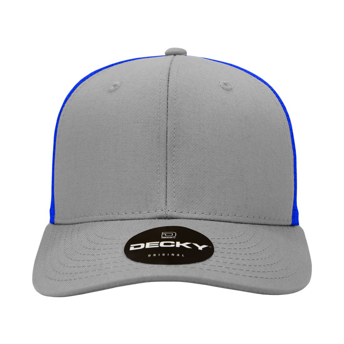 Decky 4006 Mid Profile Structured Trucker Hats 6 Panel Snapback Caps Cotton