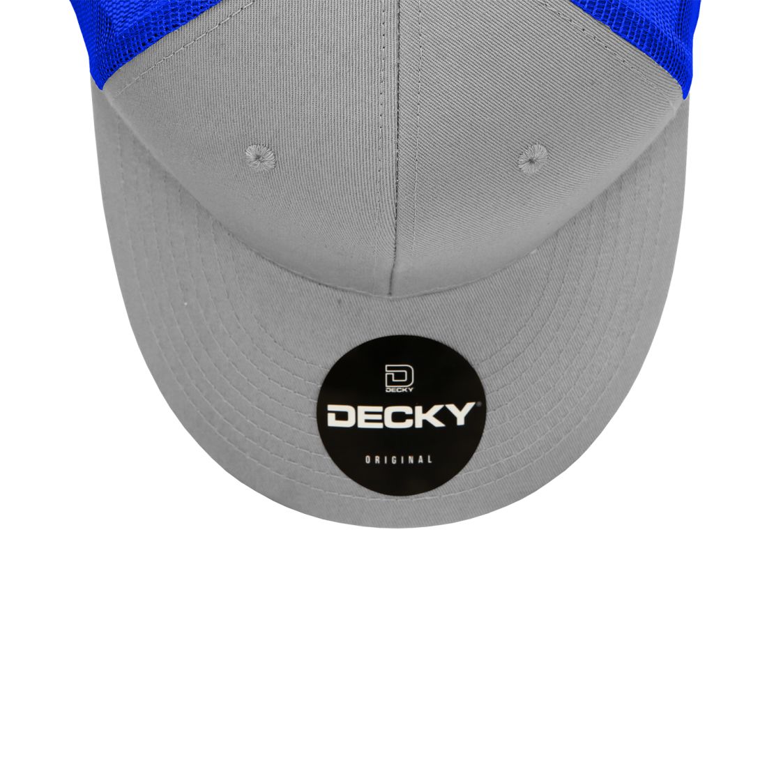 Decky 4006 Mid Profile Structured Trucker Hats 6 Panel Snapback Caps Cotton