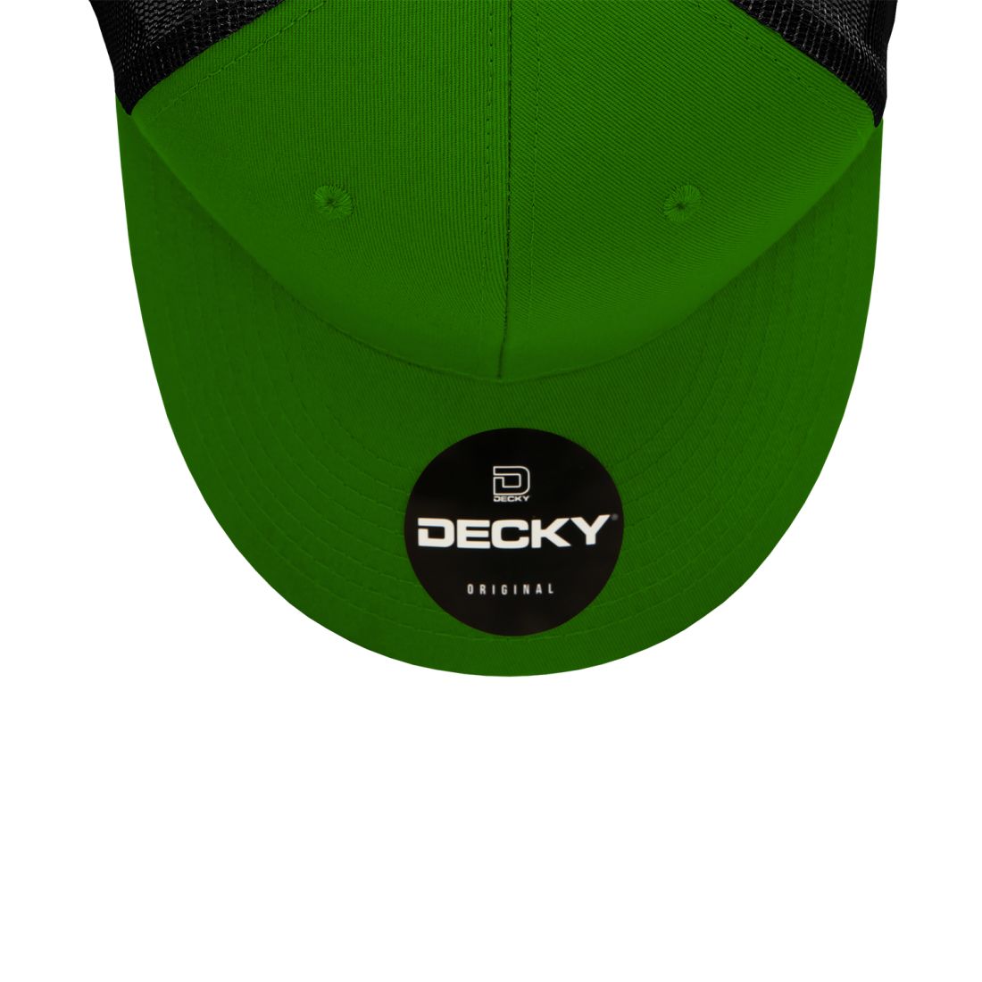 Decky 4006 Mid Profile Structured Trucker Hats 6 Panel Snapback Caps Cotton