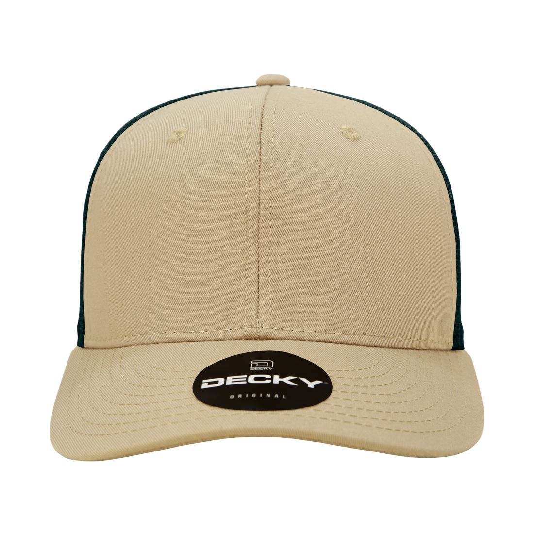 Decky 4006 Mid Profile Structured Trucker Hats 6 Panel Snapback Caps Cotton