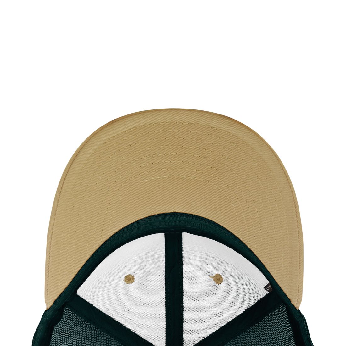 Decky 4006 Mid Profile Structured Trucker Hats 6 Panel Snapback Caps Cotton