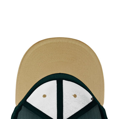 Decky 4006 Mid Profile Structured Trucker Hats 6 Panel Snapback Caps Cotton