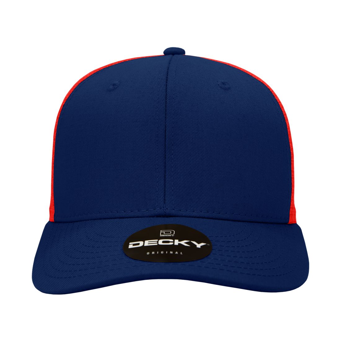 Decky 4006 Mid Profile Structured Trucker Hats 6 Panel Snapback Caps Cotton