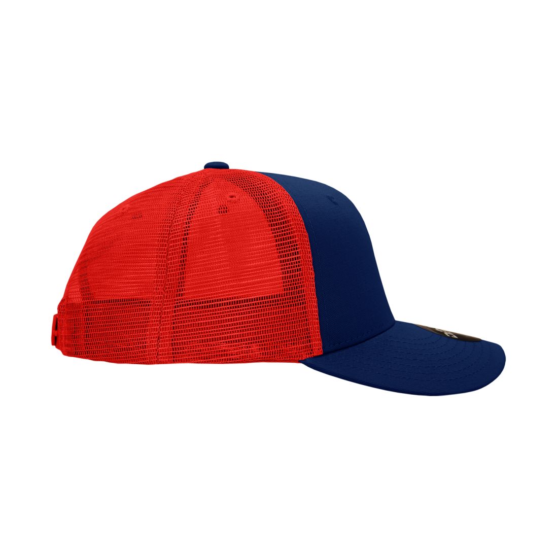 Decky 4006 Mid Profile Structured Trucker Hats 6 Panel Snapback Caps Cotton