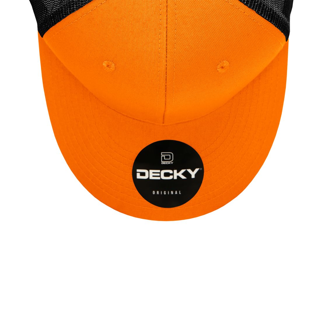 Decky 4006 Mid Profile Structured Trucker Hats 6 Panel Snapback Caps Cotton