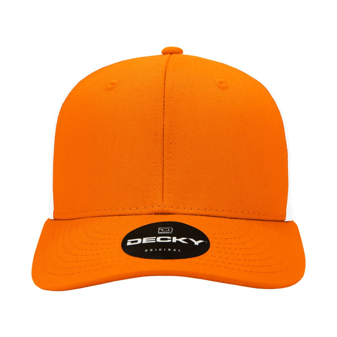 Decky 4006 Mid Profile Structured Trucker Hats 6 Panel Snapback Caps Cotton