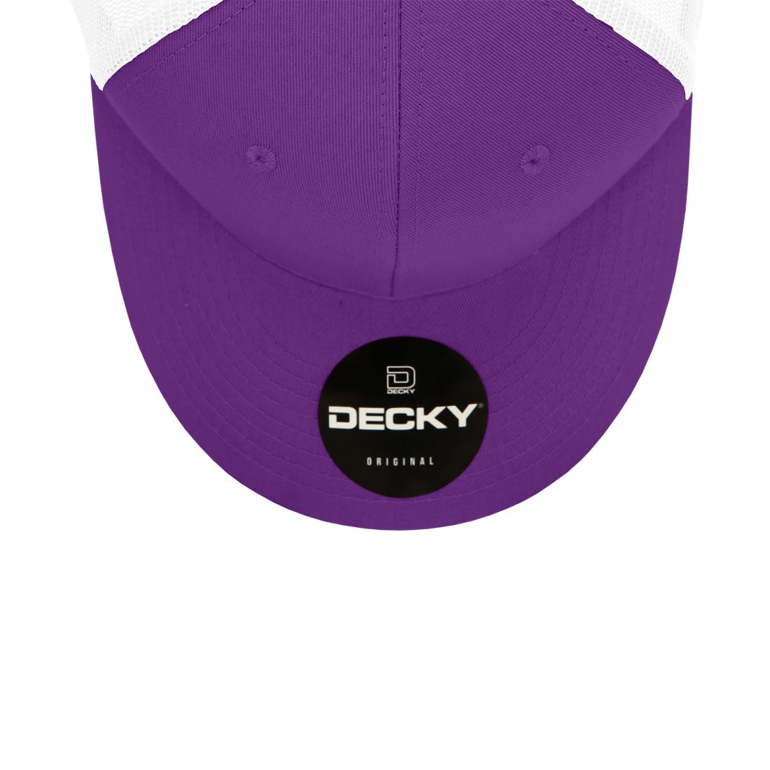 Decky 4006 Mid Profile Structured Trucker Hats 6 Panel Snapback Caps Cotton