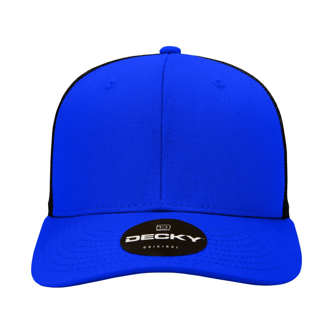 Decky 4006 Mid Profile Structured Trucker Hats 6 Panel Snapback Caps Cotton