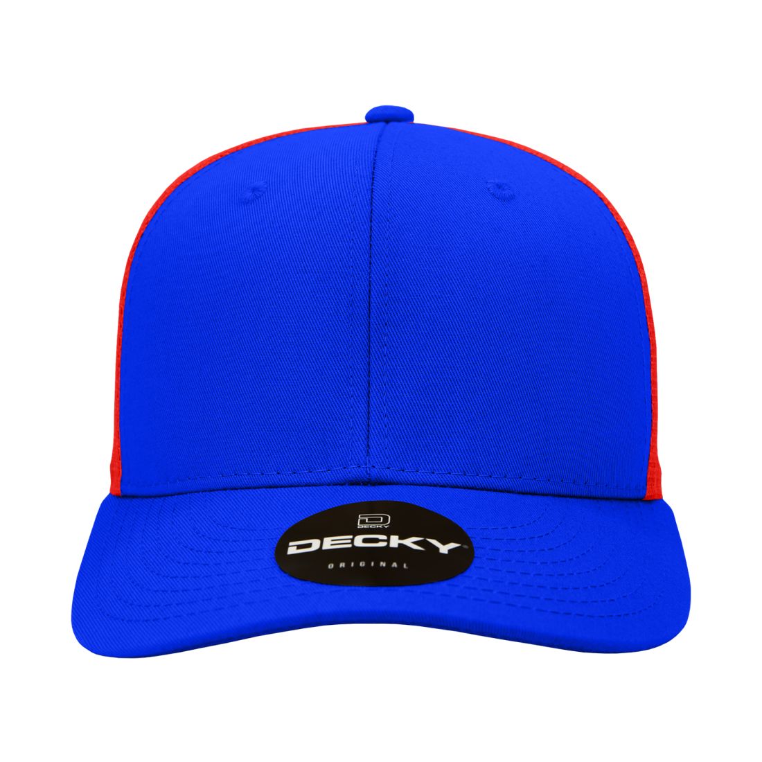 Decky 4006 Mid Profile Structured Trucker Hats 6 Panel Snapback Caps Cotton