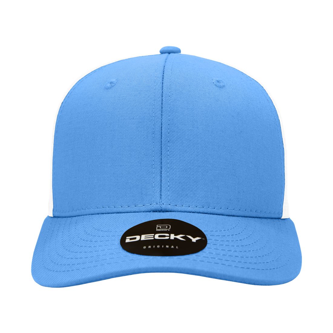 Decky 4006 Mid Profile Structured Trucker Hats 6 Panel Snapback Caps Cotton