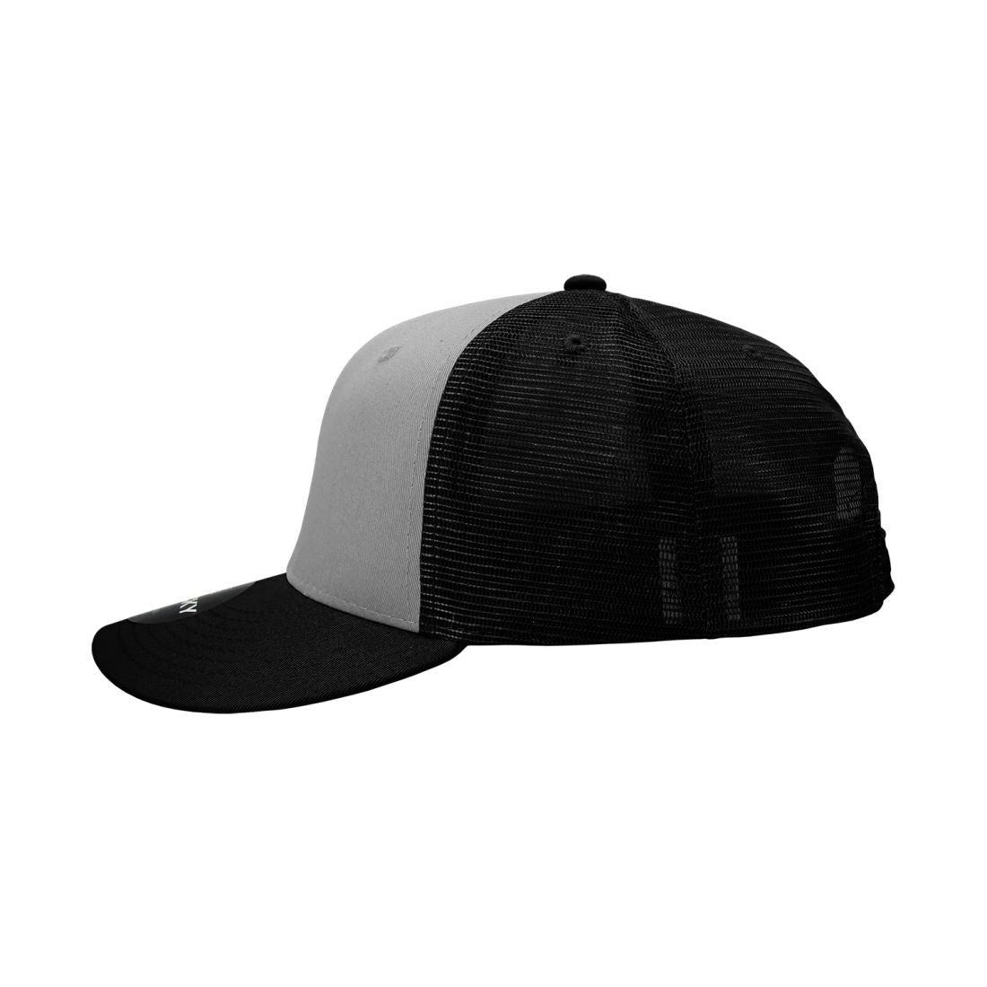 Decky 4006 Mid Profile Structured Trucker Hats 6 Panel Snapback Caps Cotton