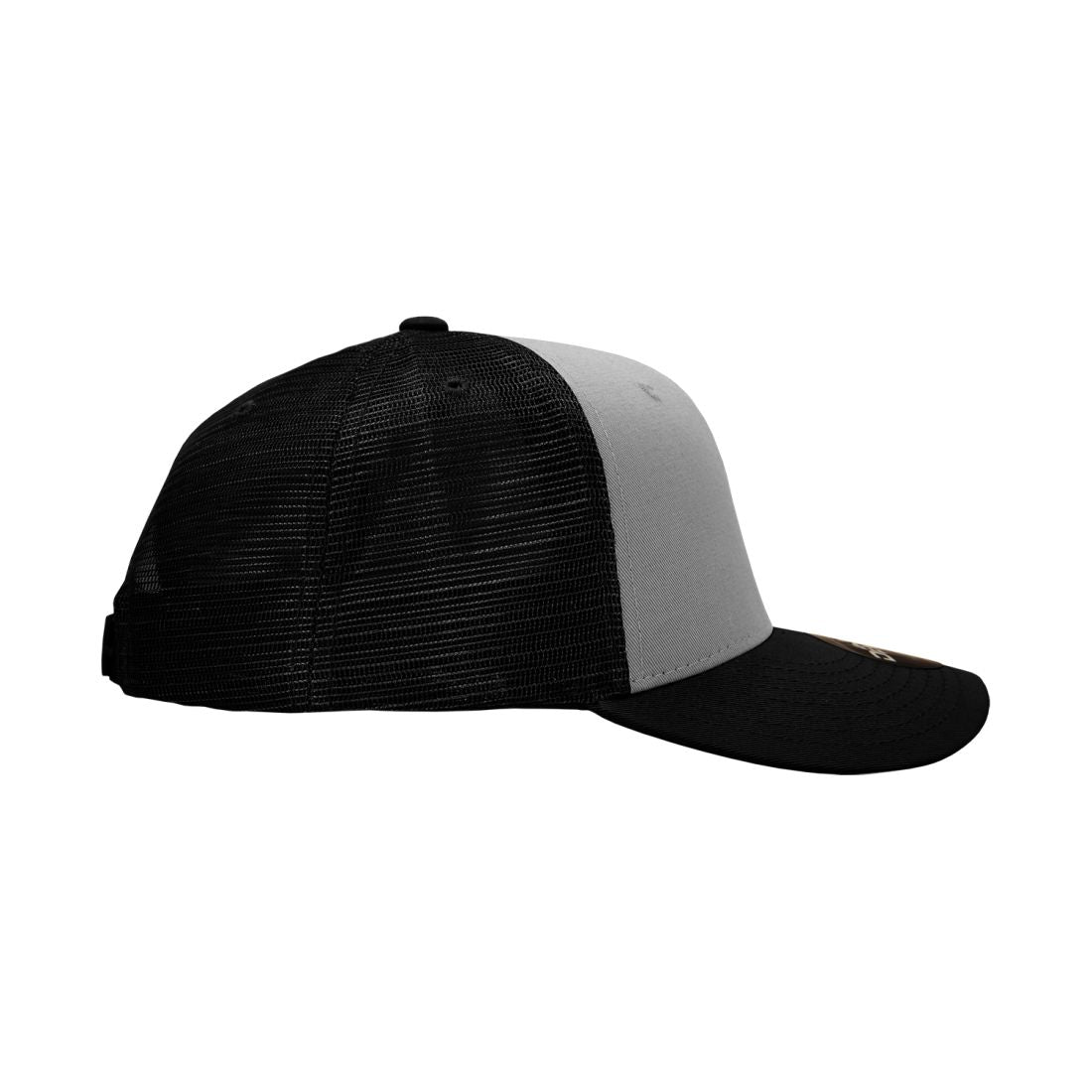 Decky 4006 Mid Profile Structured Trucker Hats 6 Panel Snapback Caps Cotton