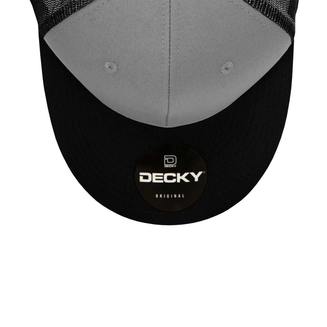 Decky 4006 Mid Profile Structured Trucker Hats 6 Panel Snapback Caps Cotton