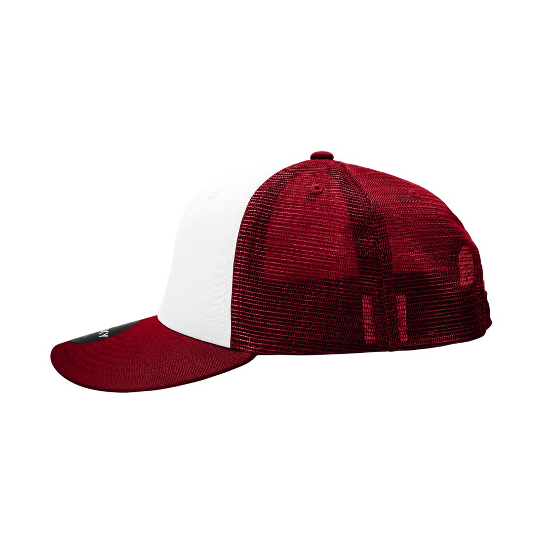 Decky 4006 Mid Profile Structured Trucker Hats 6 Panel Snapback Caps Cotton