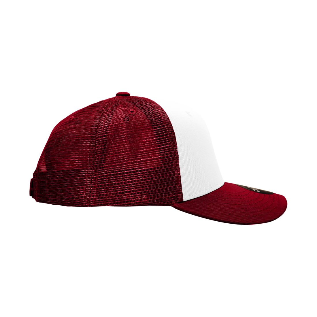 Decky 4006 Mid Profile Structured Trucker Hats 6 Panel Snapback Caps Cotton