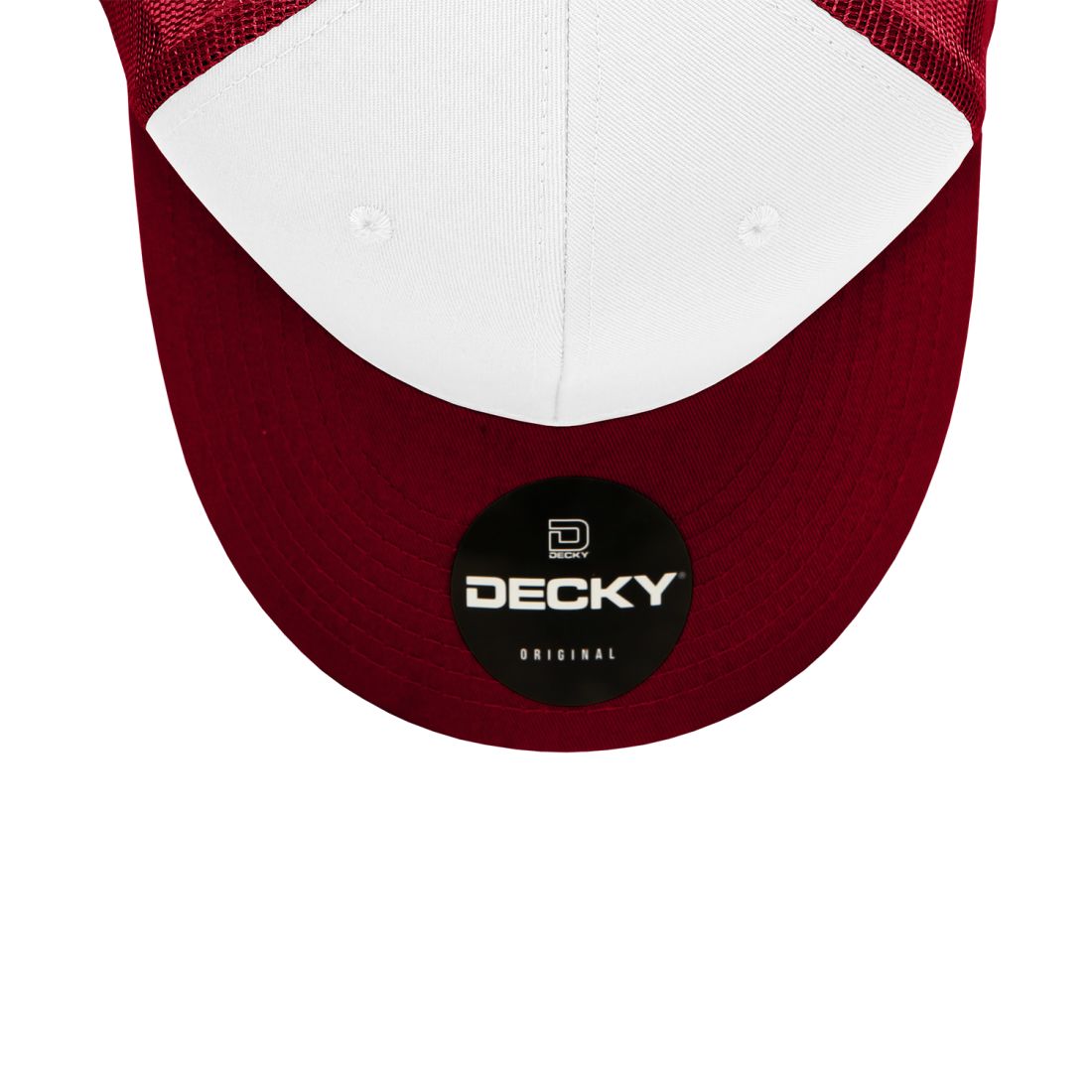 Decky 4006 Mid Profile Structured Trucker Hats 6 Panel Snapback Caps Cotton