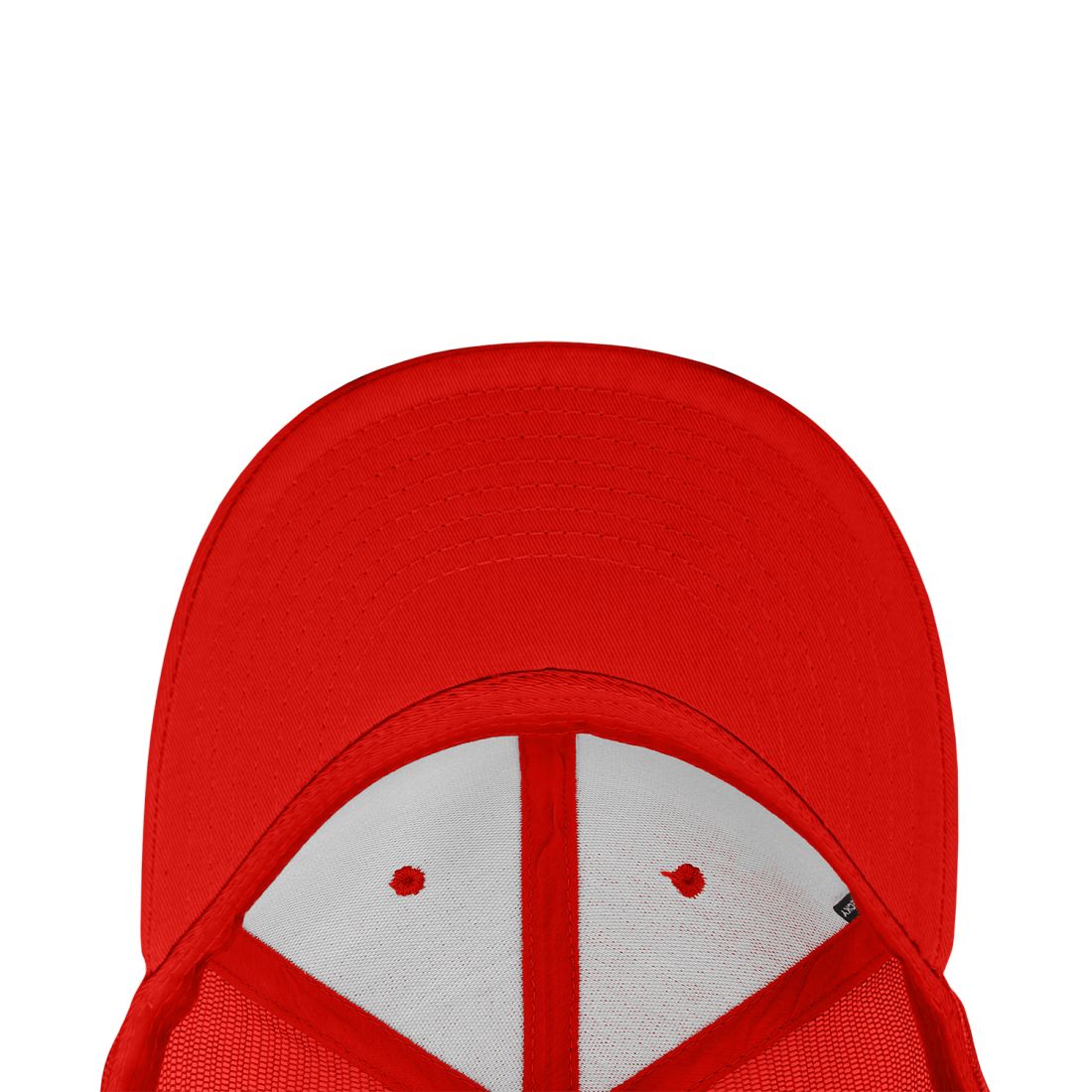 Decky 4006 Mid Profile Structured Trucker Hats 6 Panel Snapback Caps Cotton