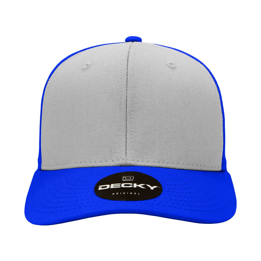 Decky 4006 Mid Profile Structured Trucker Hats 6 Panel Snapback Caps Cotton