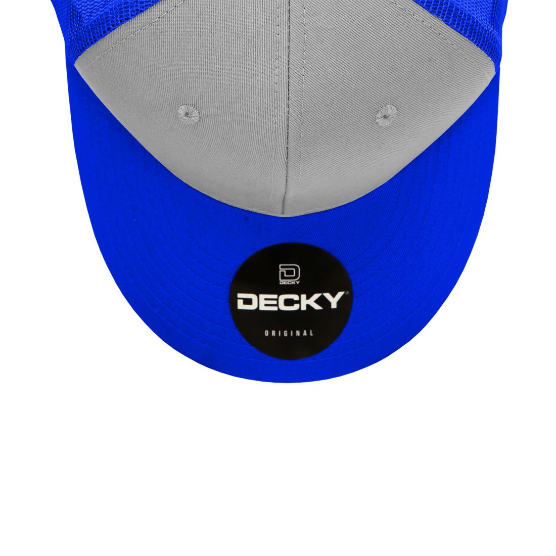 Decky 4006 Mid Profile Structured Trucker Hats 6 Panel Snapback Caps Cotton