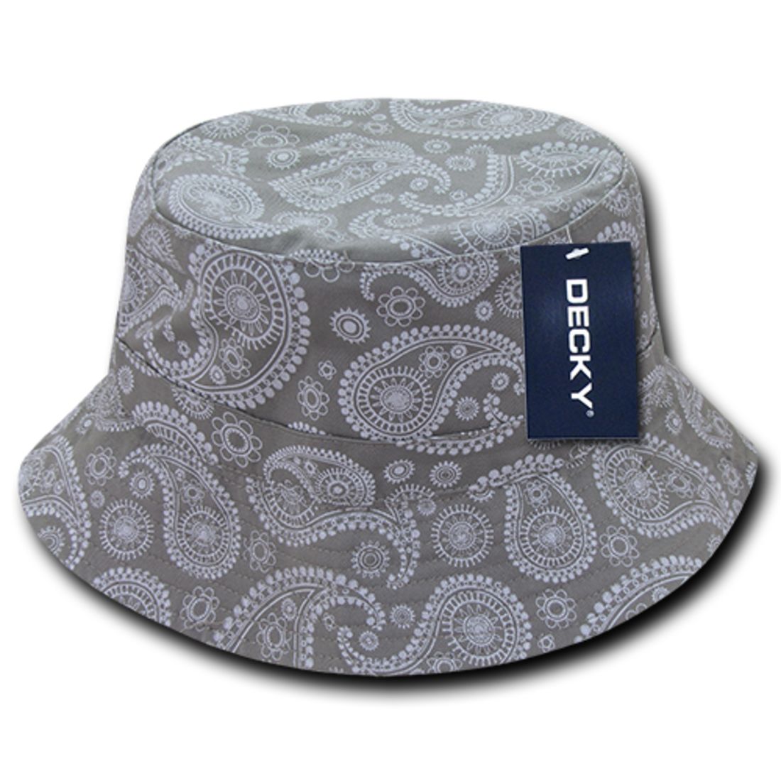 Decky 459 Paisley Bandana Design Bucket Hats Fitted Buckets Caps Cotton Wholesale