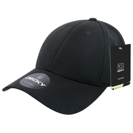 Decky 5101 Structured Mesh Baseball Cap Low Profile 6 Panel Curved Bill Hats Wholesale - Star Hats & Embroidery