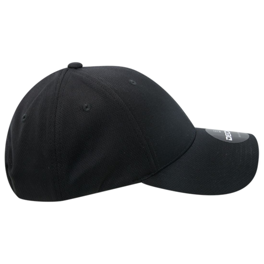 Decky 5101 Structured Mesh Baseball Cap Low Profile 6 Panel Curved Bill Hats Wholesale