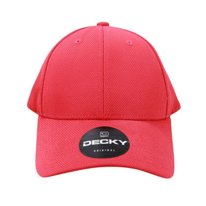 Decky 5101 Structured Mesh Baseball Cap Low Profile 6 Panel Curved Bill Hats Wholesale