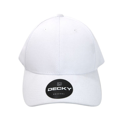 Decky 5101 Structured Mesh Baseball Cap Low Profile 6 Panel Curved Bill Hats Wholesale