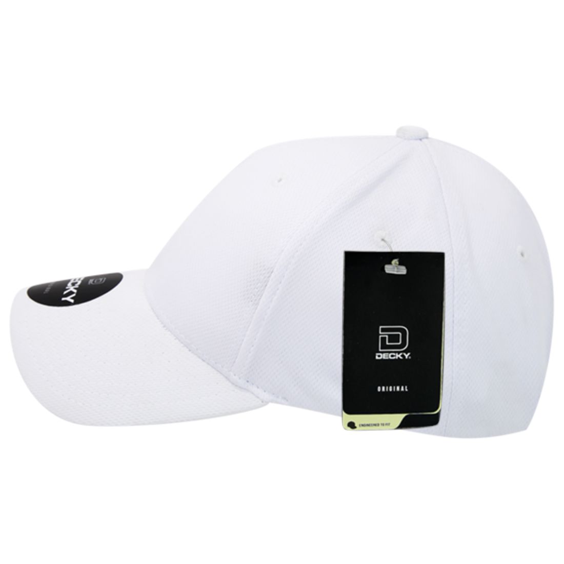 Decky 5101 Structured Mesh Baseball Cap Low Profile 6 Panel Curved Bill Hats Wholesale