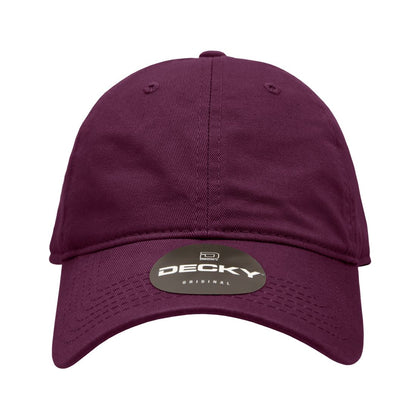 Decky 5120 Womens Relaxed Washed Cotton Hats Low Profile 6 Panel Curved Bill Dad Caps