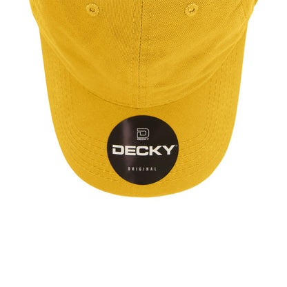 Decky 5120 Womens Relaxed Washed Cotton Hats Low Profile 6 Panel Curved Bill Dad Caps